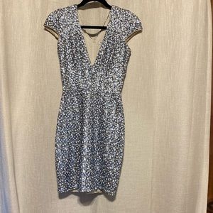 Fitted sequin dress